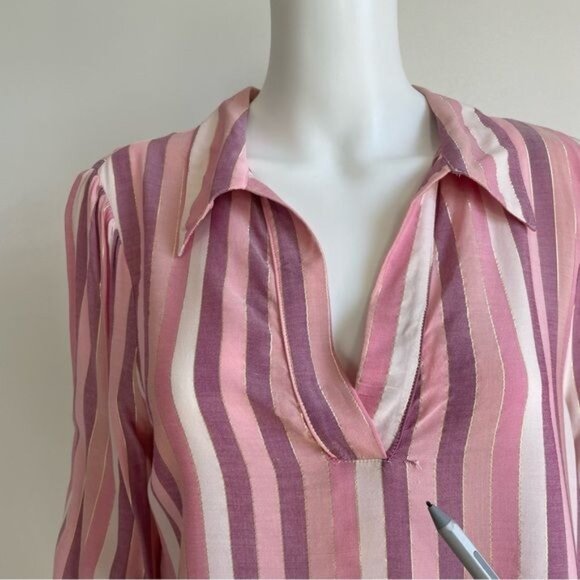 Self Contrast Ava Blouse - M - Picture 8 of 8